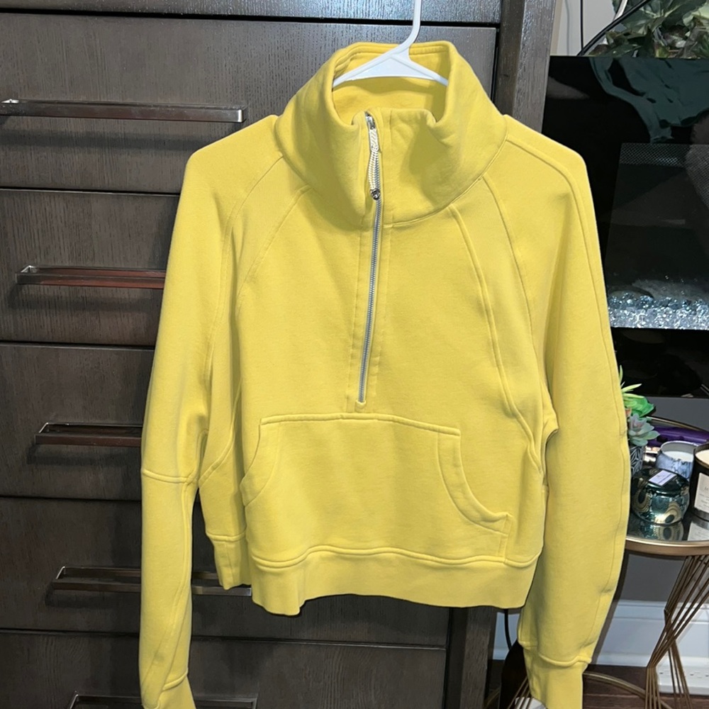 Lululemon oversized funnel neck half zip scuba